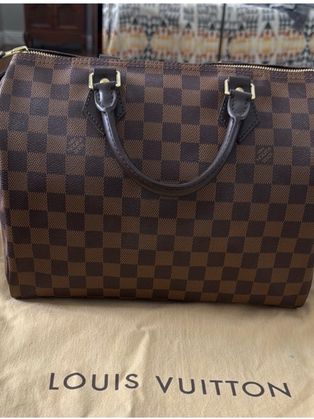 Louis Vuitton Speedy 30 Damier Ebene Handbag
Price is final